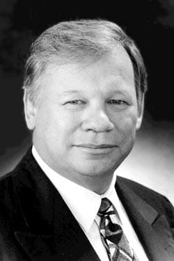 A photograph of noted trial lawyer Wendell H. Gauthier